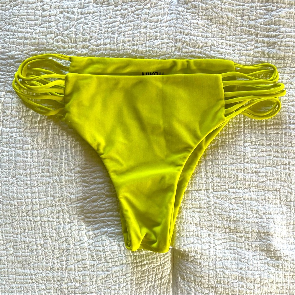 MIKOH SWIMWEAR citrus swim bottom L - runs SMALL